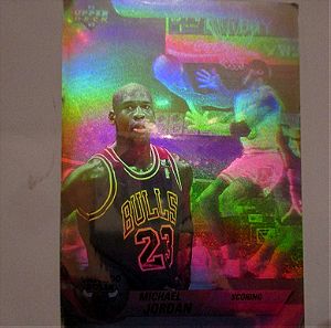 Upper deck 92-93 NBA, Michael Jordan hologram No. EB1