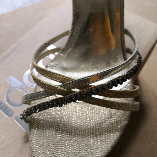 Sandals gold and silver new, sizes 40 and 41