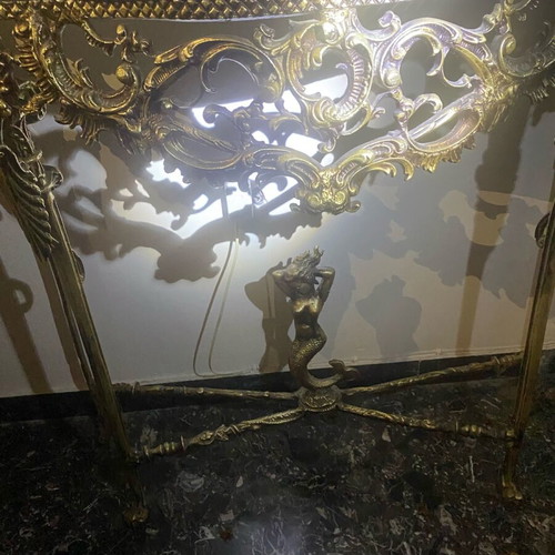 Entrance furniture - console with marble