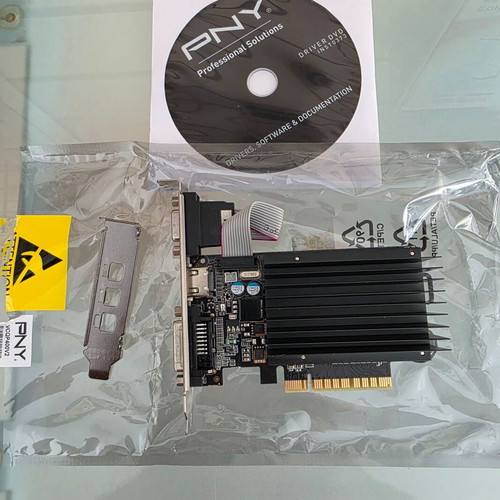 PNY NVIDIA GeForce GT 710 2GB DDR3 64-bit PCIe graphics card like new