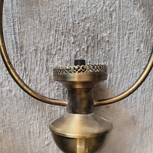 Vintage brass ceiling pendant light like new