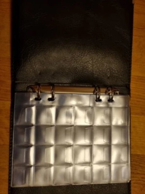 Coins collection album new, 480 coins 30mm x 30mm