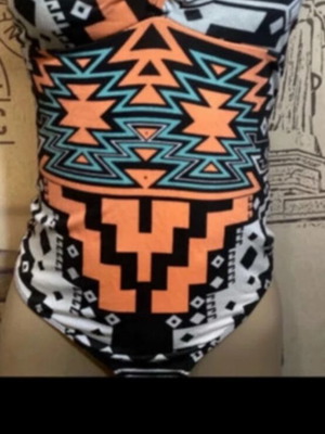 Strapless top like new, colorful, Bershka, size M
