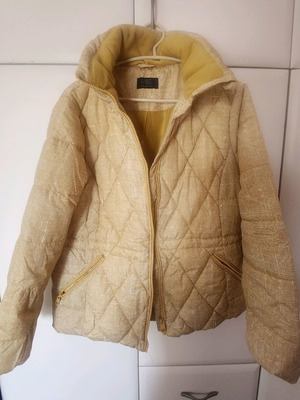 Marks & Spencer Women's Jacket no 42 like new, yellow-gold