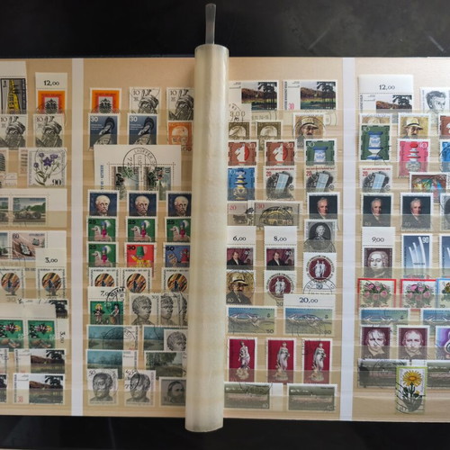 Stockbook A4 with German Stamp Collection, 32 Pages, Like New