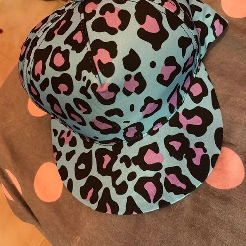 Leopard snapback hat, aforeto