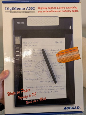 DigiMemo A502 digital notepad new, complete set