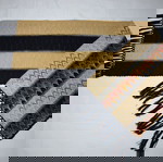  Τραβέρσα για μακρόστενο τραπέζι σε γεωμετρικό σχέδιο χειροποίητη σε στυλ μεξικάνικο