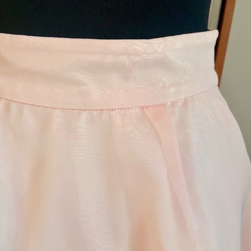 Ethereal salmon pale asymmetrical party skirt like new, size XXS