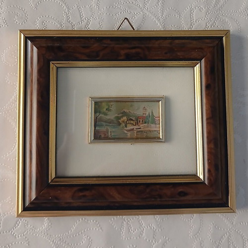 Italian Crezioni Artistiche-Serie Oro chromolithograph art prints set