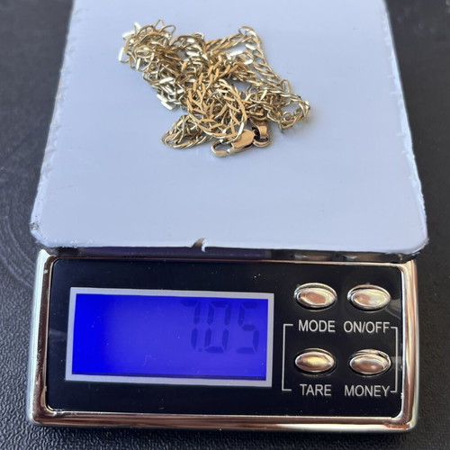 Gold chain 14k like new, 55cm