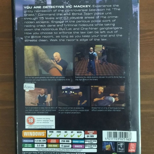 The Shield The Game PC used