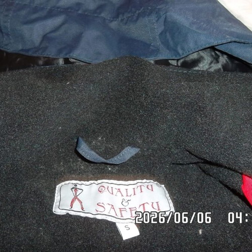 Jacket with Hood 3M Small Size Like New Black Red