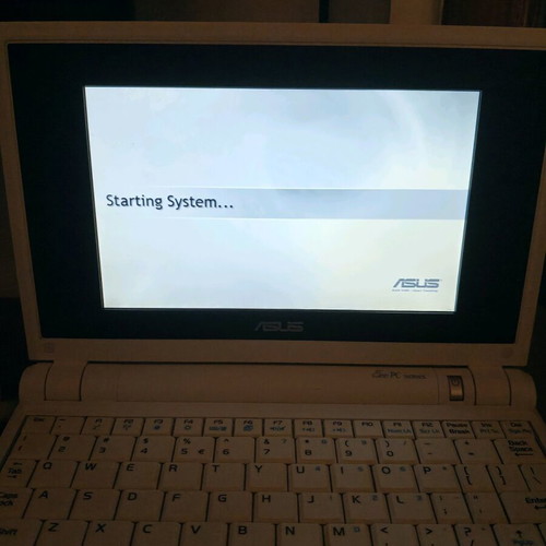 Asus Eee PC netbook μεταχειρισμένο με φορτιστή, λευκό