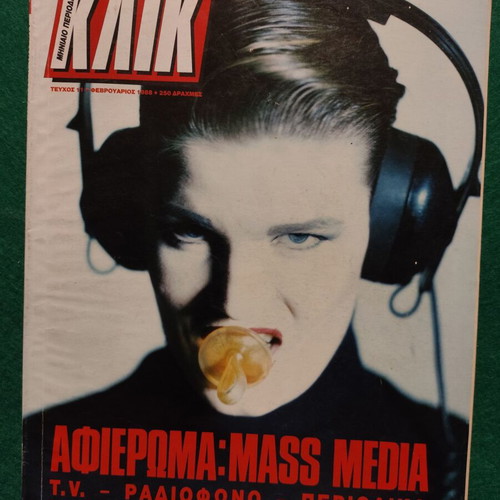 Klik Magazine Issue 11 February 1988 used, Mass Media Tribute