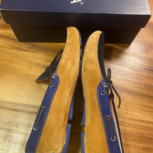Terra loafers size 45 like new, blue and brown