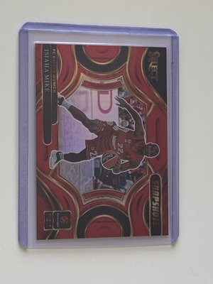 2025-26 Panini Select Euroleague Isiaha Mike #9 Snapshots Red card new
