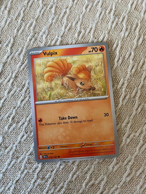 Κάρτα Pokemon Vulpix σαν Καινούργια, 016/191