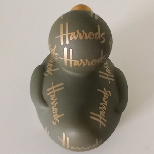 Harrods Gold Logo Rubber Duck collectible, like new
