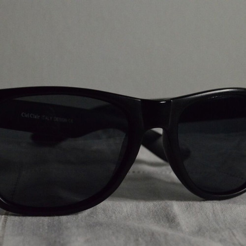 Ciel Claire sunglasses black plastic like new, Italy design