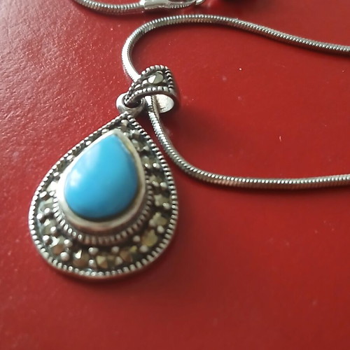 Silver 925 necklace with 42 cm chain