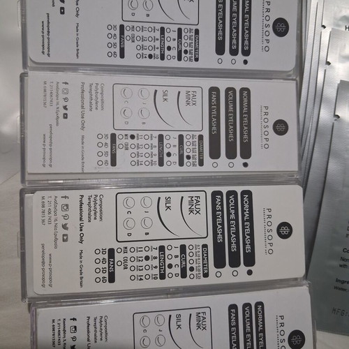 Prosopo Lash Extensions Professional Set new with C8, C9, C10, C11