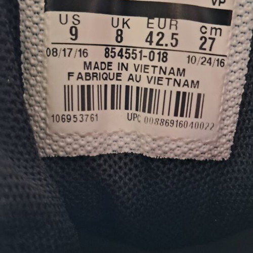 Jordan basketball shoes used, size 42.5, black