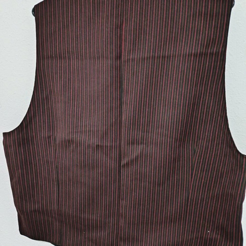 Greiff men's vest like new, red black, with inner pocket