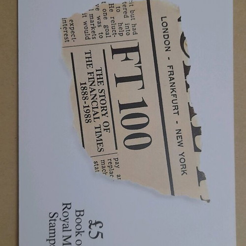 UK booklet stamps Financial Times new