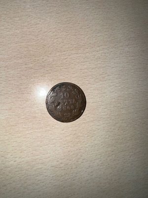 10 Lepta 1948 used, copper, Othonas