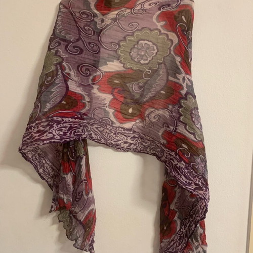 Scarf like new, multicolored
