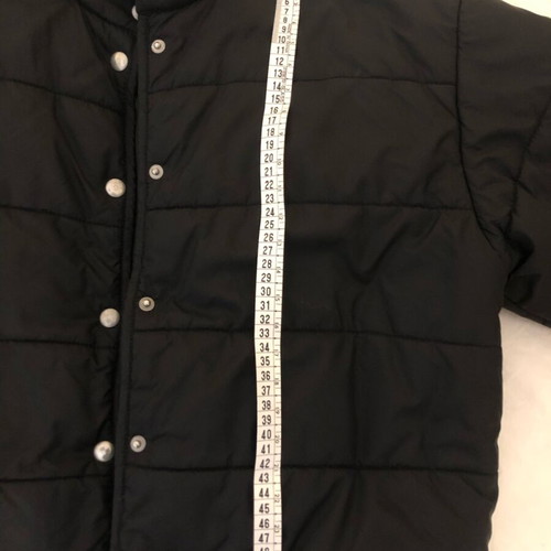 Puffer jacket M black like new, cropped