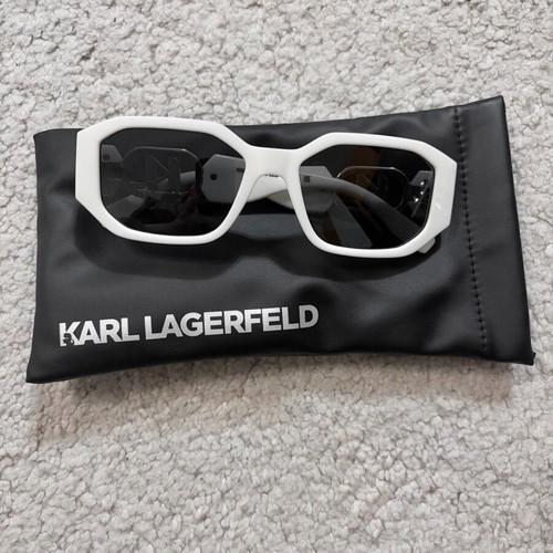 Karl Lagerfeld women's white sunglasses like new