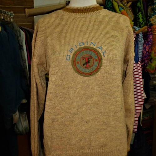 Tricoteen 90s unisex knitted sweater new, size S