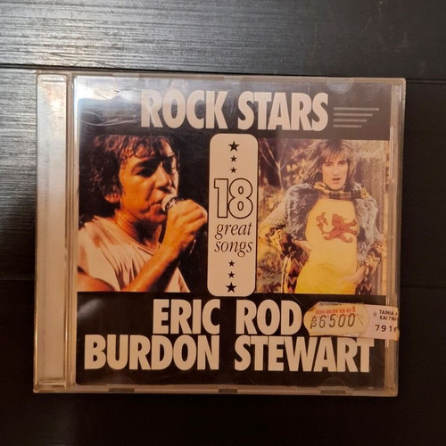Rock Stars CD compilation by Eric Burdon and Rod Stewart used