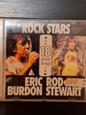 Rock Stars CD compilation by Eric Burdon and Rod Stewart used