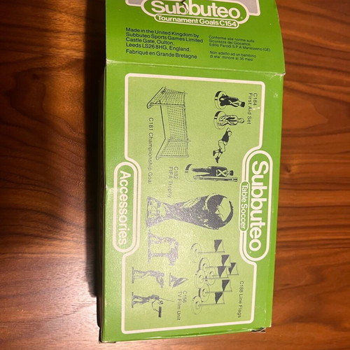 Subbuteo Tournament Goals C154, vintage early 80s
