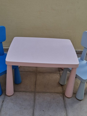 Ikea children's table with two chairs used, good condition