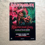 Iron Maiden concert poster at O.A.K.A. 23.5.2026 like new