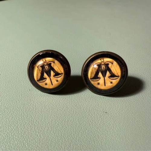 Harry Potter Ministry of Magic metal earrings like new