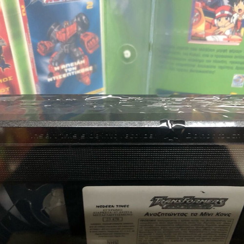 Transformers Armada Searching for the Mini Cons VHS new, dubbed