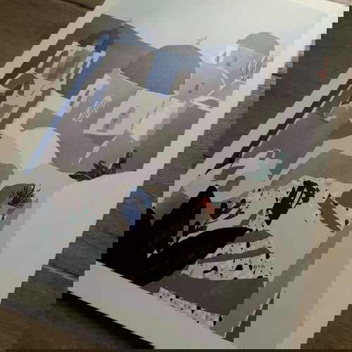 Πίνακας Α4 (20x30) από pvc 3mm για διακόσμηση τοίχου Σαντορίνη καινούργιο