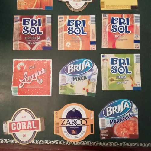 Beer brewery labels from Portugal and Slovakia new, rare