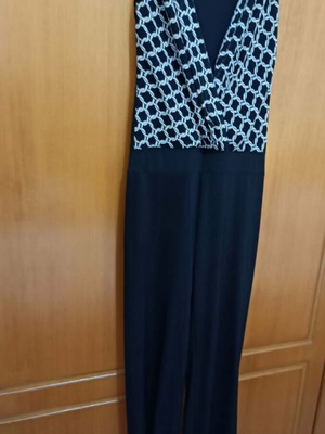 Jumpsuit new, size S, black and white