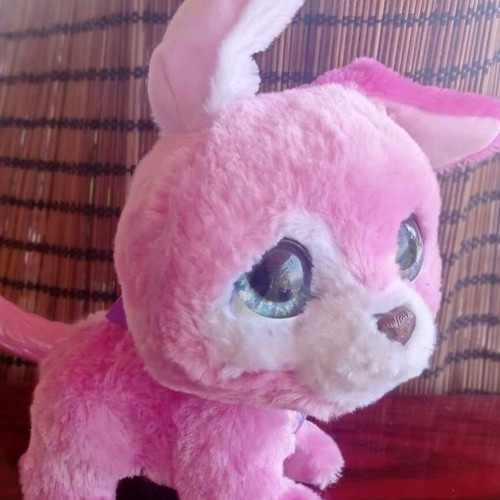 FurReal pink plush dog with sound