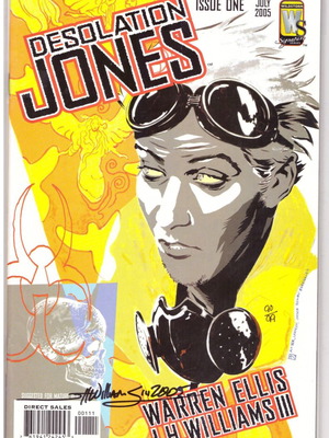 Desolation Jones #1 signed comic like new