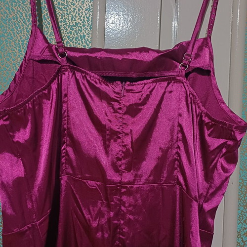 Maxi dress like new with pearl straps, pink