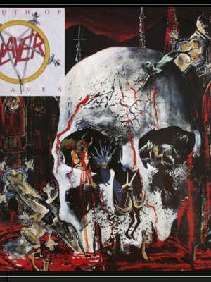 Slayer South Of Heaven βινύλιο LP άλμπουμ μεταχειρισμένο, ελληνική έκδοση 1988