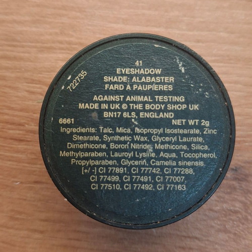 Body Shop eyeshadows used, last one broken