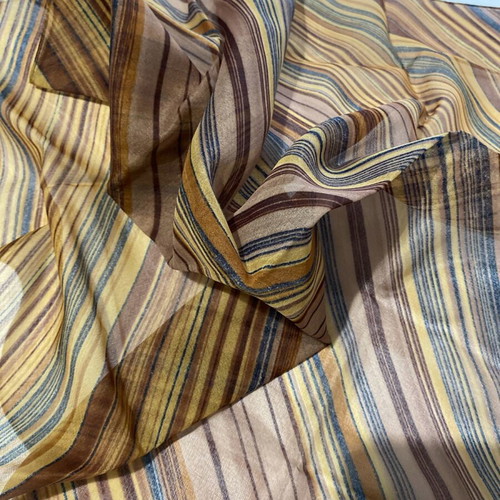 Striped scarf new 50x50cm